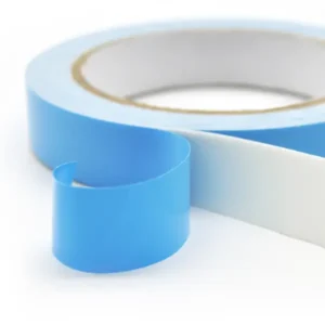 cinta espumada doble cara blanca y azul
