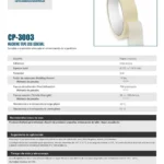 Ficha técnica Cinta Masking Blanca Cinpack