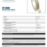 Ficha Técnica Masking Automotriz CP-3008