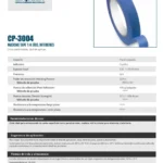 Ficha Técnica Cinta Masking Azul CP-3004