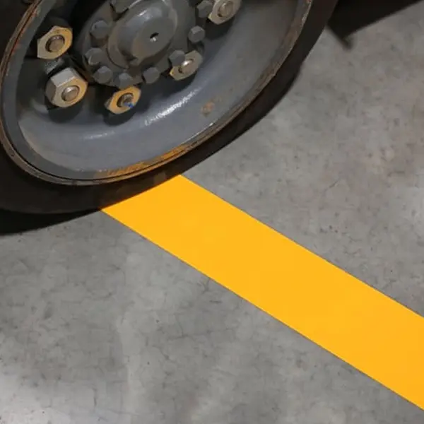 cinta de marcaje amarilla de alto desempeño