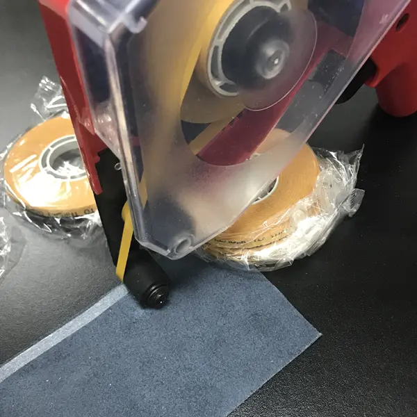 cinta amarilla para dispensador