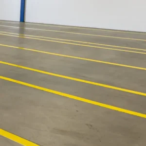 cinta de alto desempeño amarilla para delimitar piso