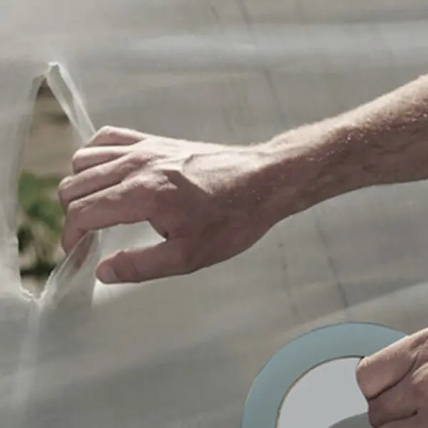 Cinta para invernadero aplicación