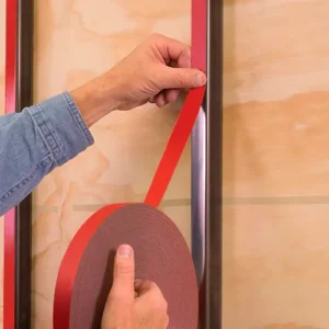 Cinta de espuma acrílica en madera molduras